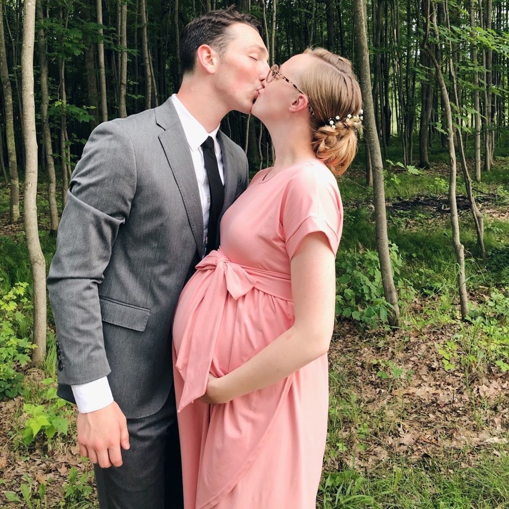 ❕Faux Wrap Maternity Dress❕